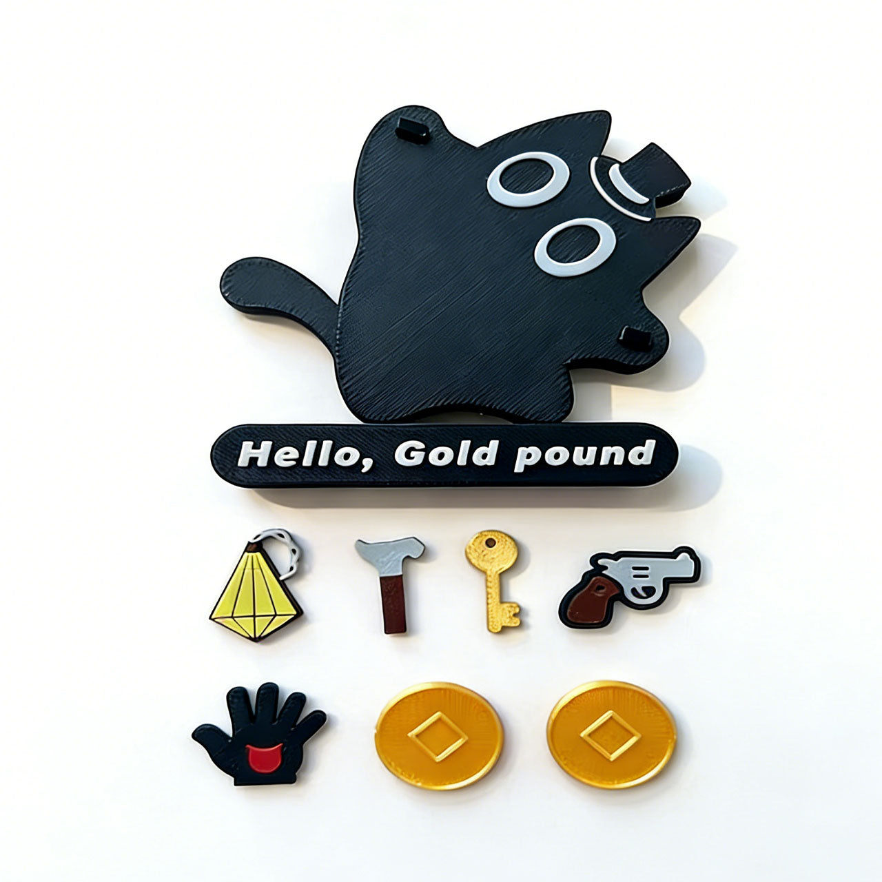 LOTM Cat Klein Magnets: Whimsical Guardians for Your Kitchen