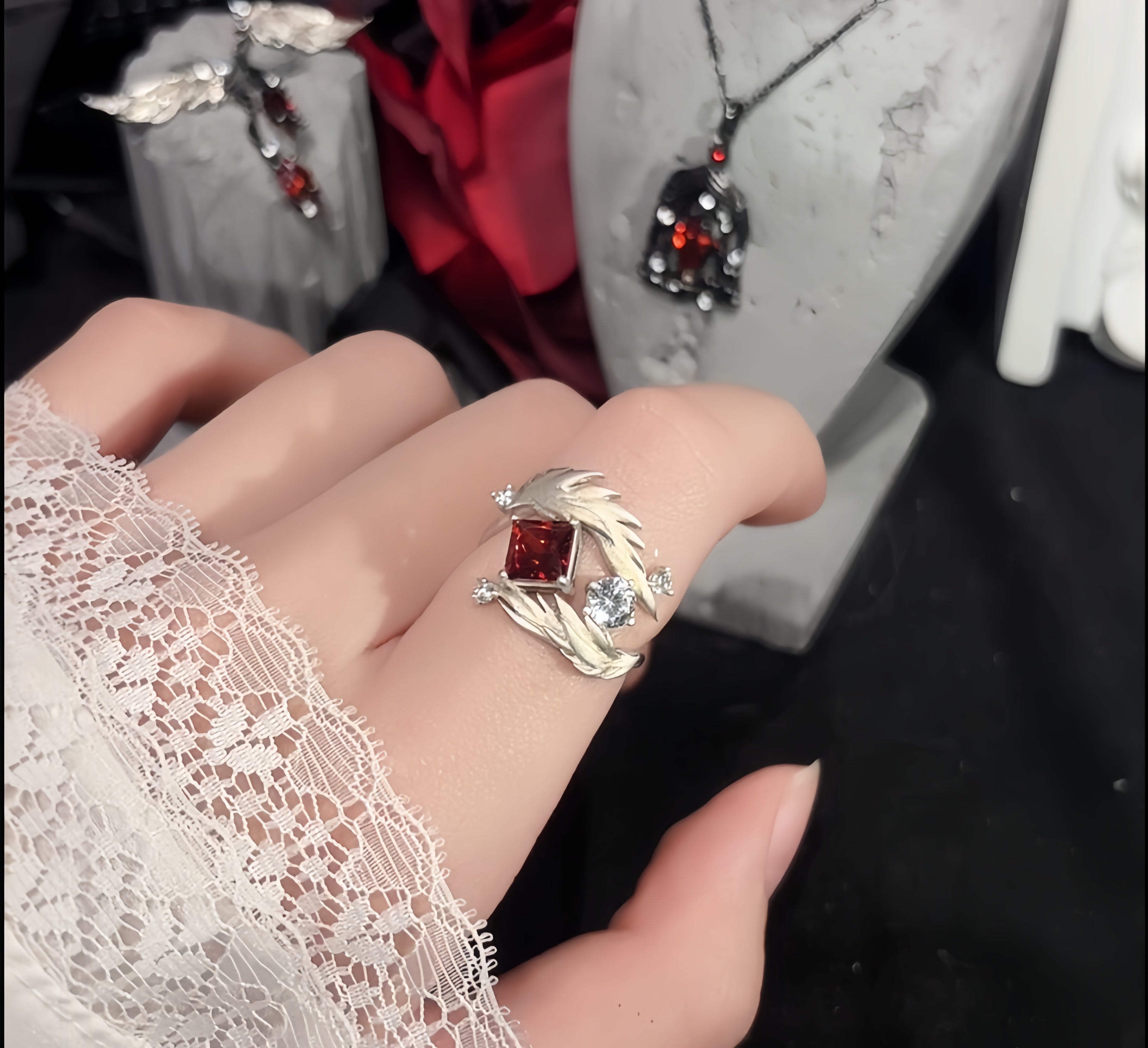 Love and DeepSpace | Sylus Inspired Ring S925 Silver