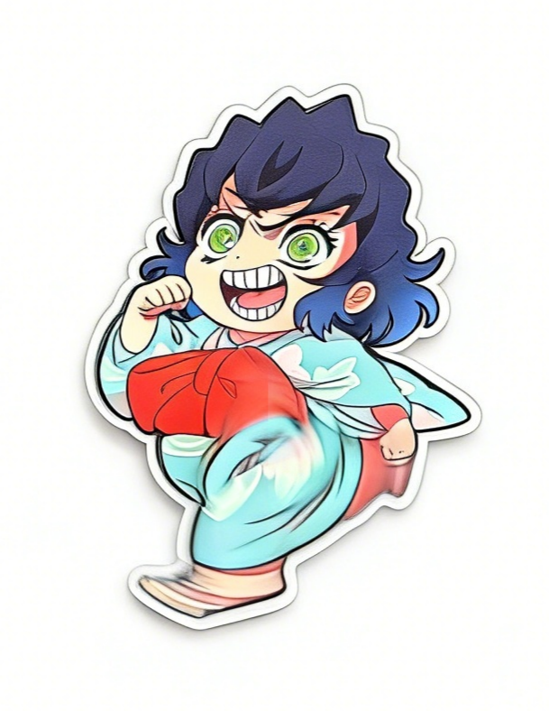 Demon Slayer| rotating fridge magnet 3pcs