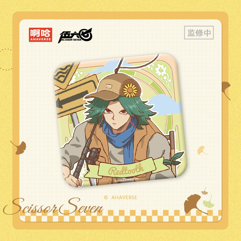 Scissor Seven | Double flashing Character Badges