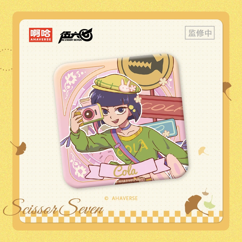 Scissor Seven | Double flashing Character Badges