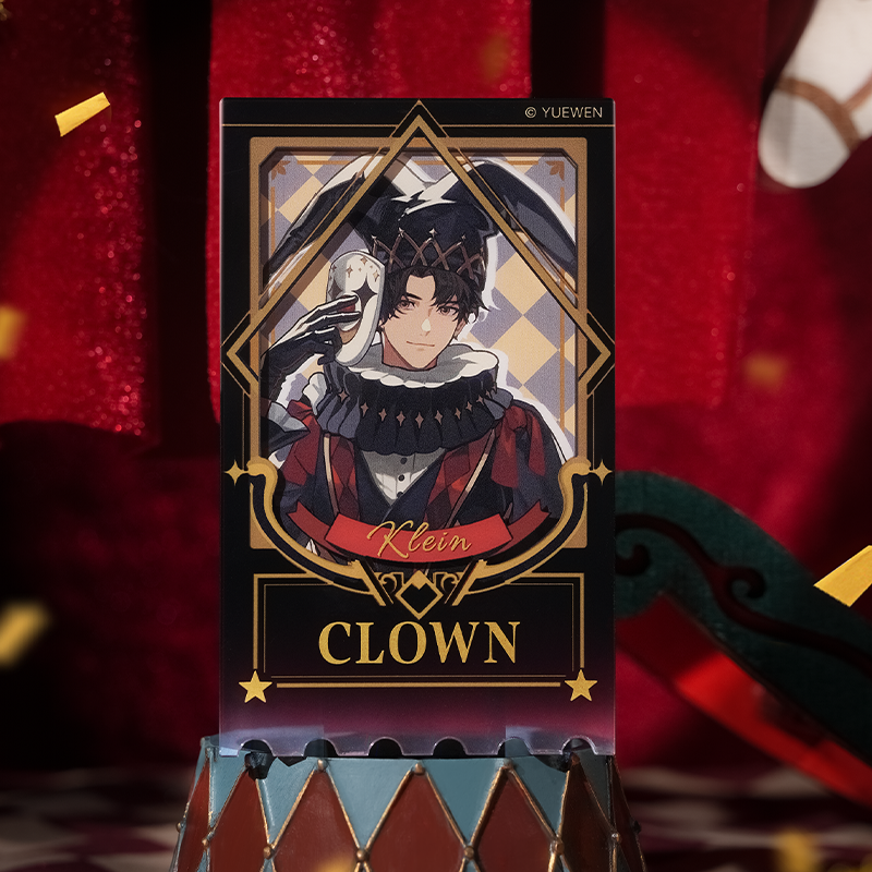 LOTM丨Circus series relief bronzing ticket stub acrylic card