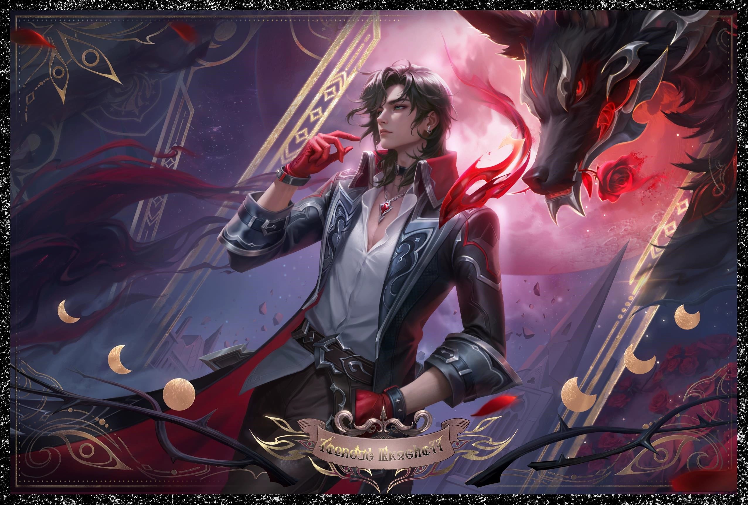 LOTM X Honor of Kings Collab Series Acrylic Photo Card Standee Badges