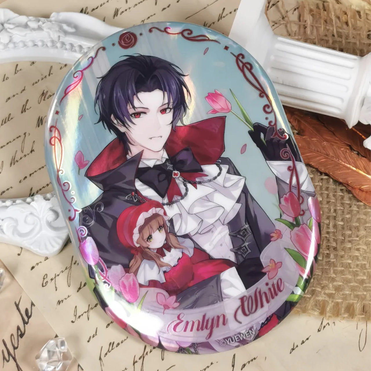 LOTM丨Blossoms World Series Colorful Oval Badge Amon Klein