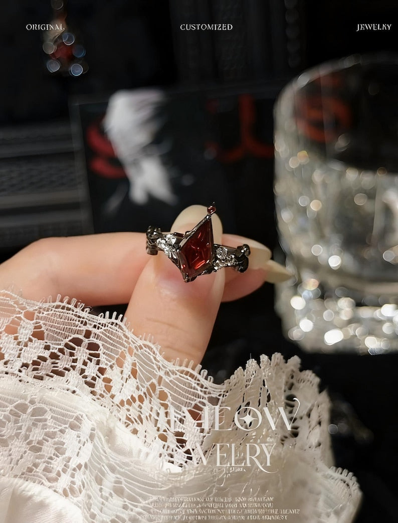 Love and Deepspace | Sylus Inspired Ring Zircon Silver 925