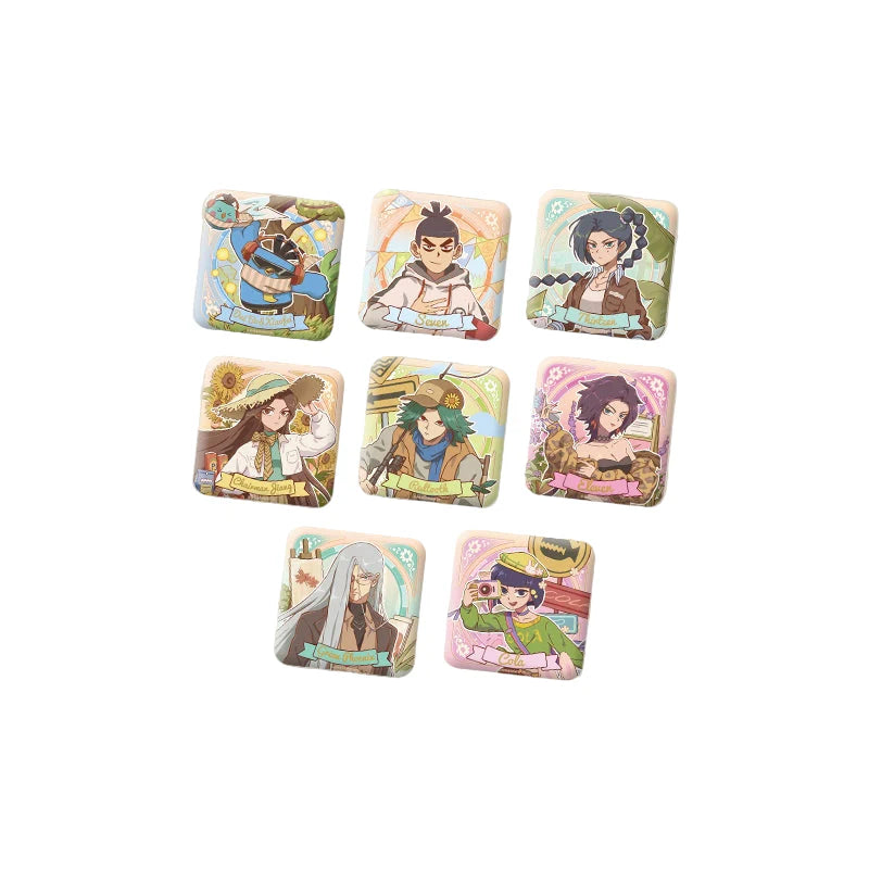 See Scissor Seven's Softer Side with These Autumn Badges