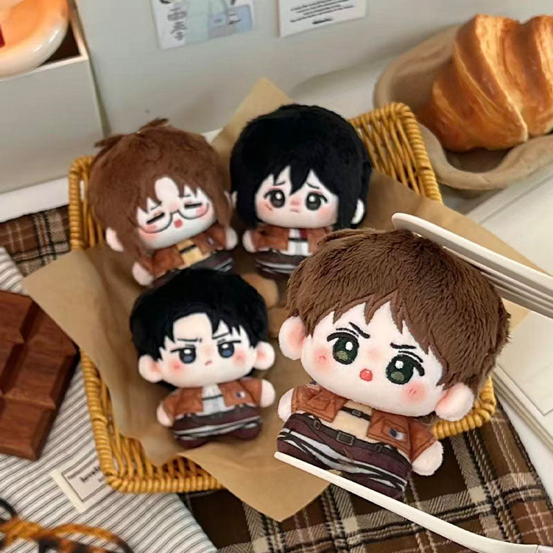 AOT | Cute Cotton Doll Key Chain 10CM Eren Mikasa