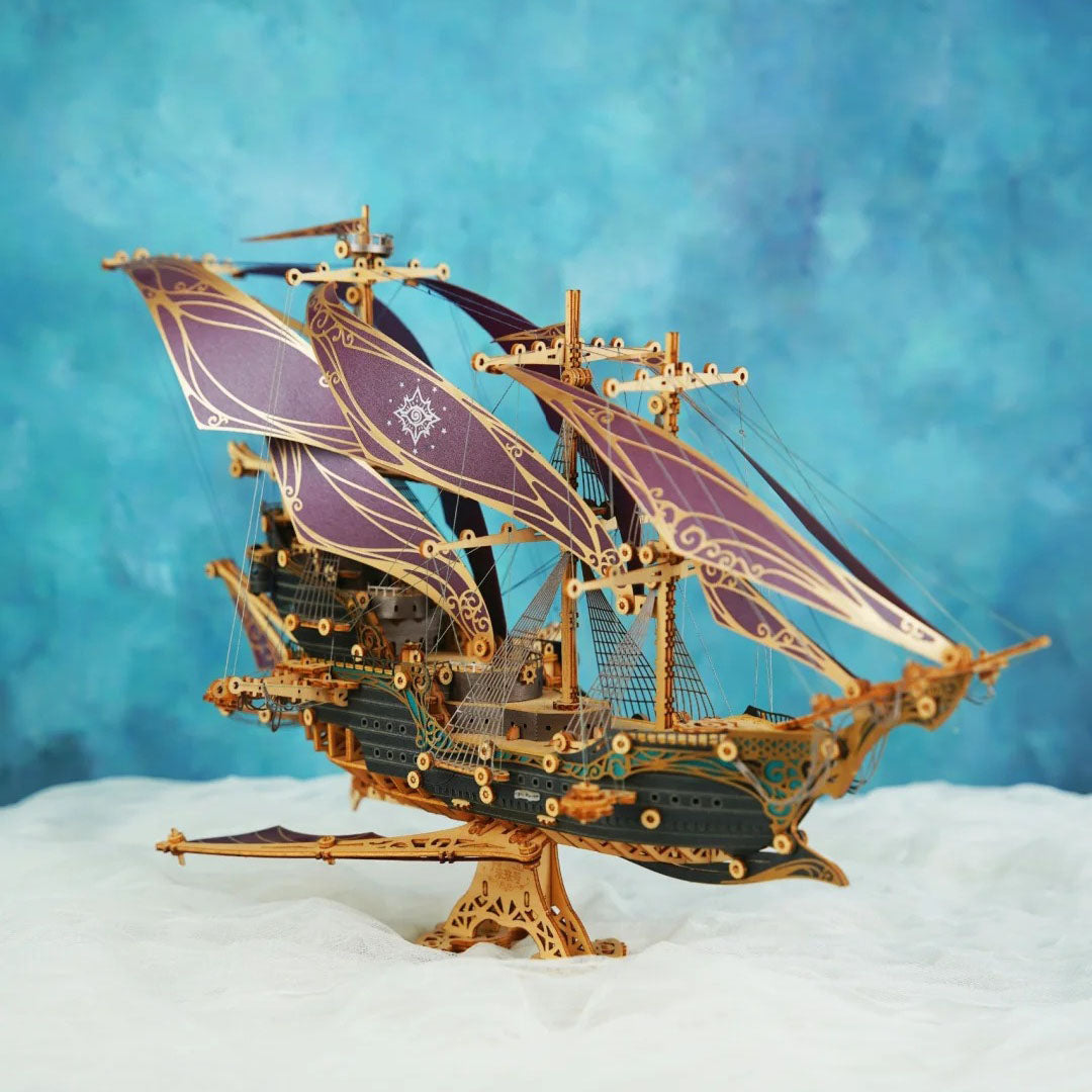 LOTM | Cattleya‘s The Future Ship Wooden Model 500peices 3D Model Puzzle
