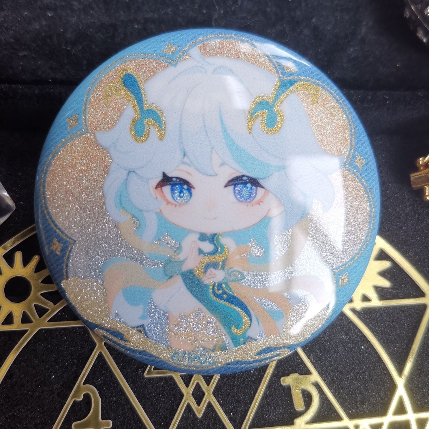 Genshin Impact | Soaring Deity Series Chibi Badges