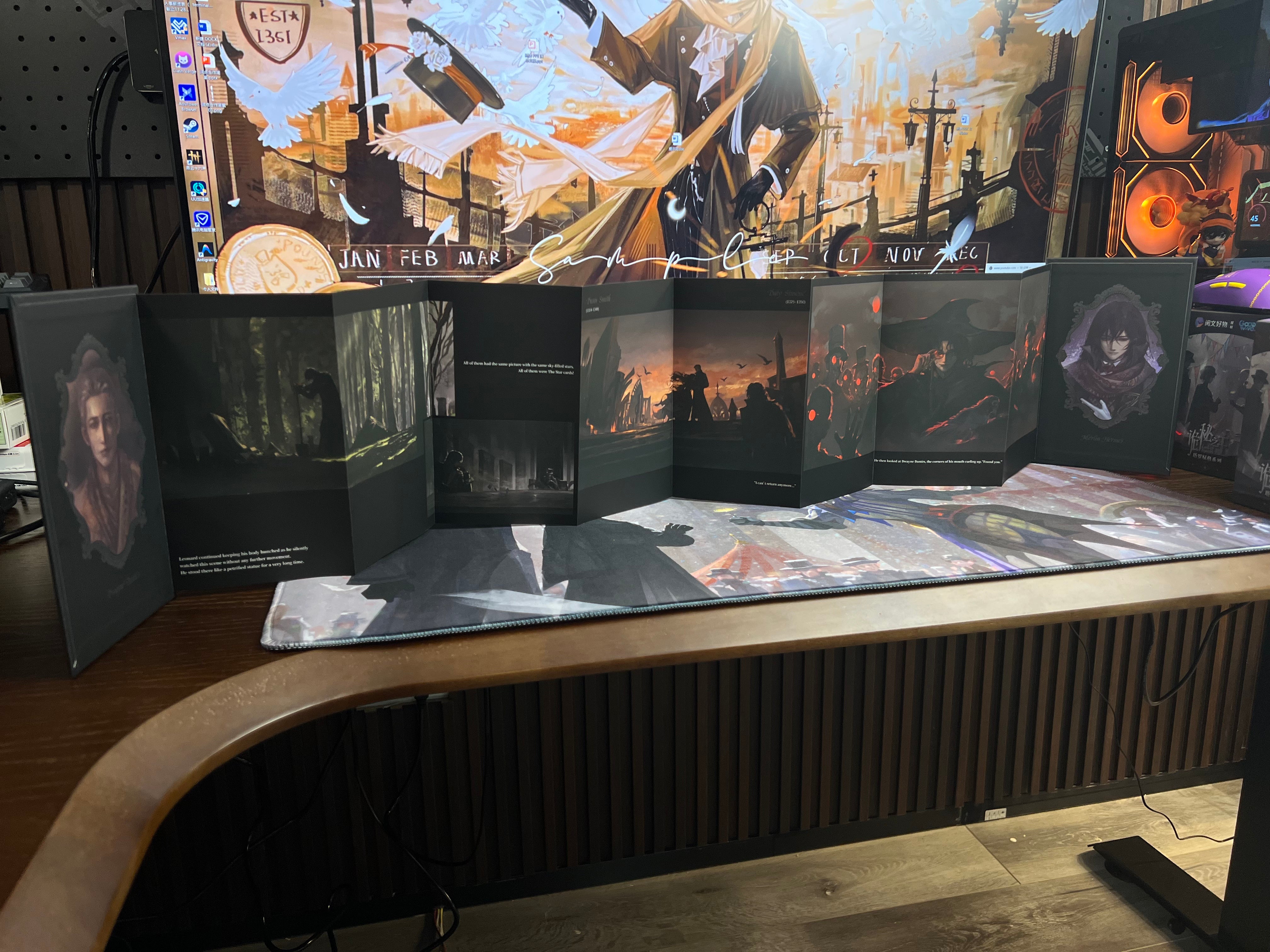 LOTM Fold-out Artbook - Lord of Mysteries Premium Collectible Art Book