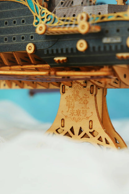LOTM | Cattleya‘s The Future Ship Wooden Model 500peices 3D Model Puzzle