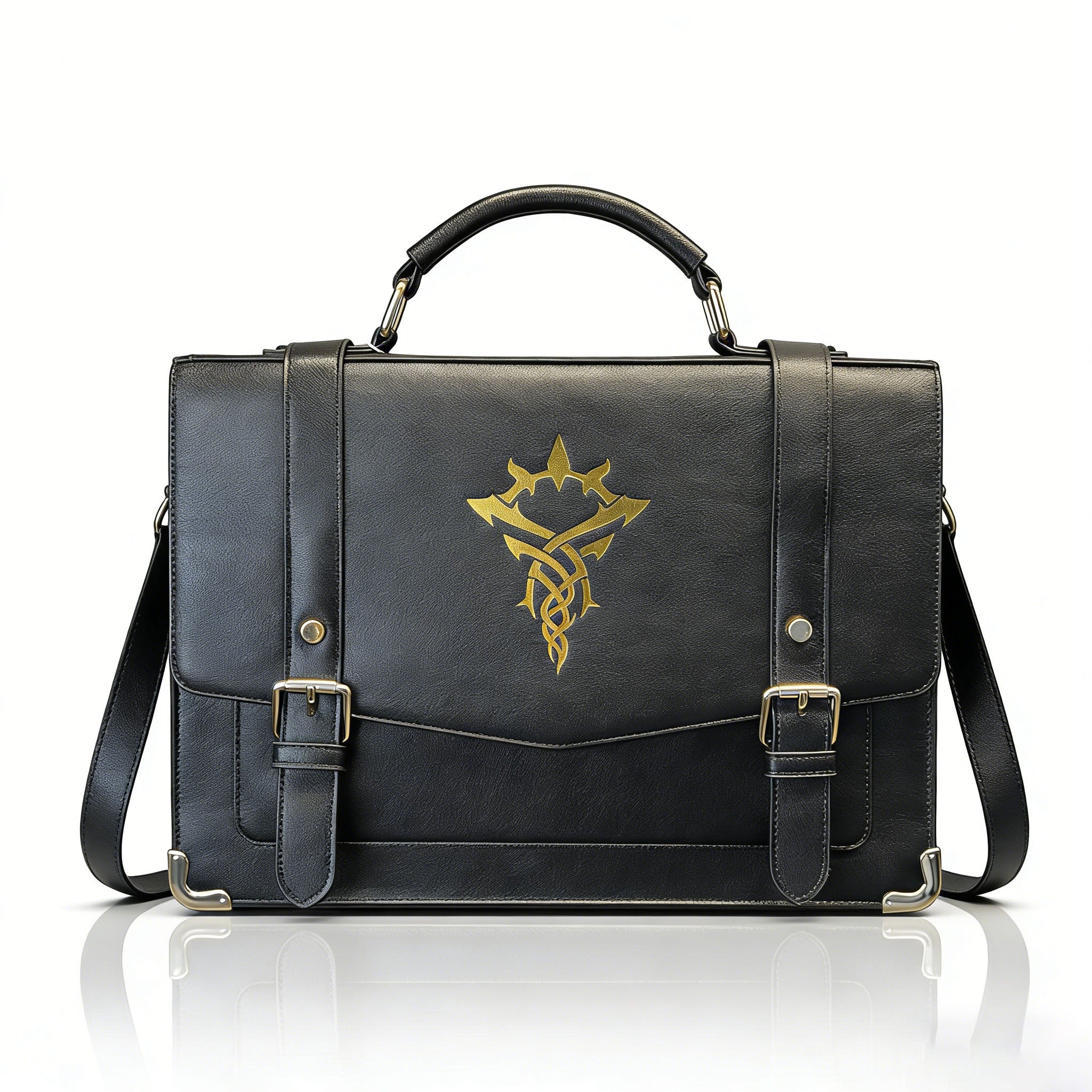 LOTM | The Fool's Black Messenger bag