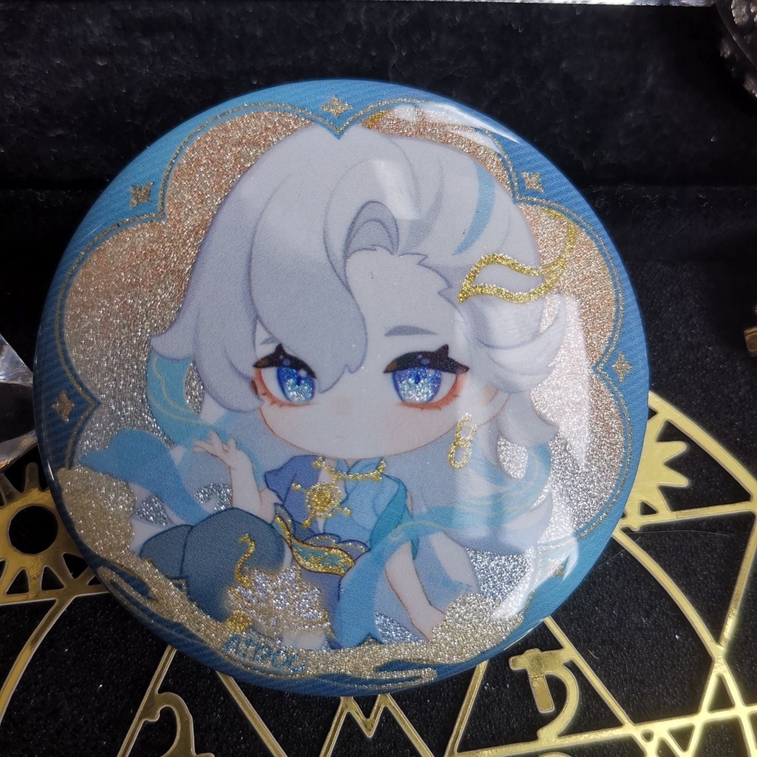 Genshin Impact | Soaring Deity Series Chibi Badges