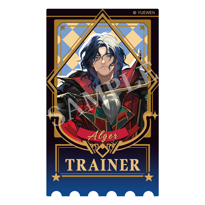 LOTM丨Circus series relief bronzing ticket stub acrylic card