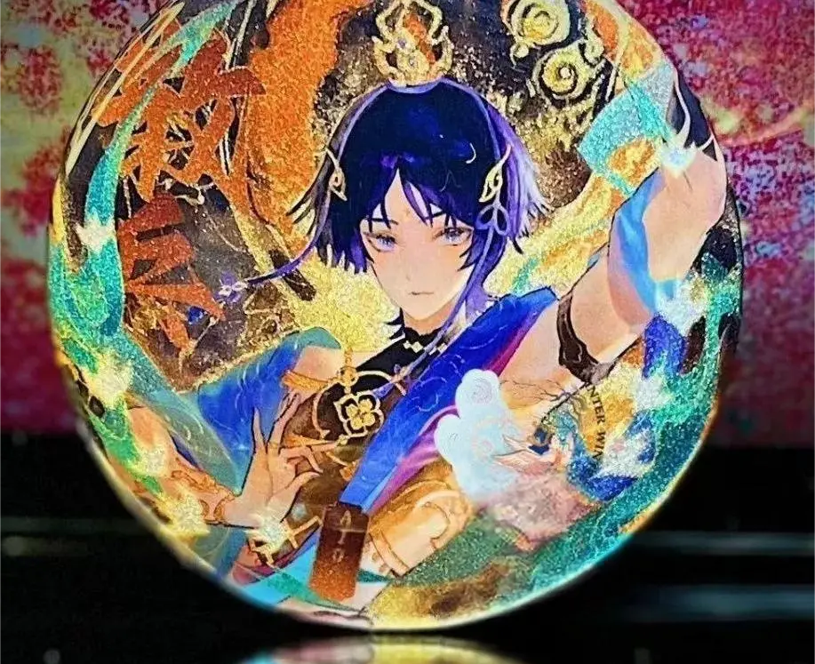 Genshin Impact | Soaring Deity Series Holographic Badges