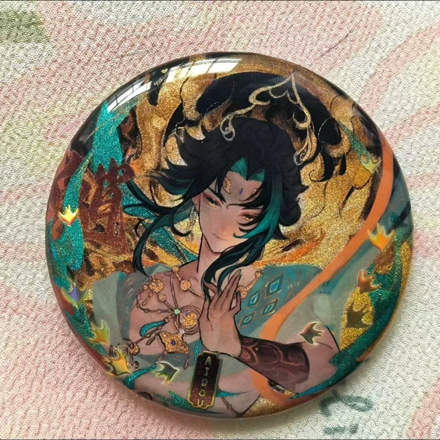 Genshin Impact | Soaring Deity Series Holographic Badges