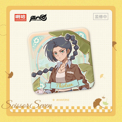 Scissor Seven | Double flashing Character Badges