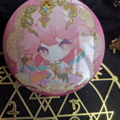 Genshin Impact | Soaring Deity Series Chibi Badges