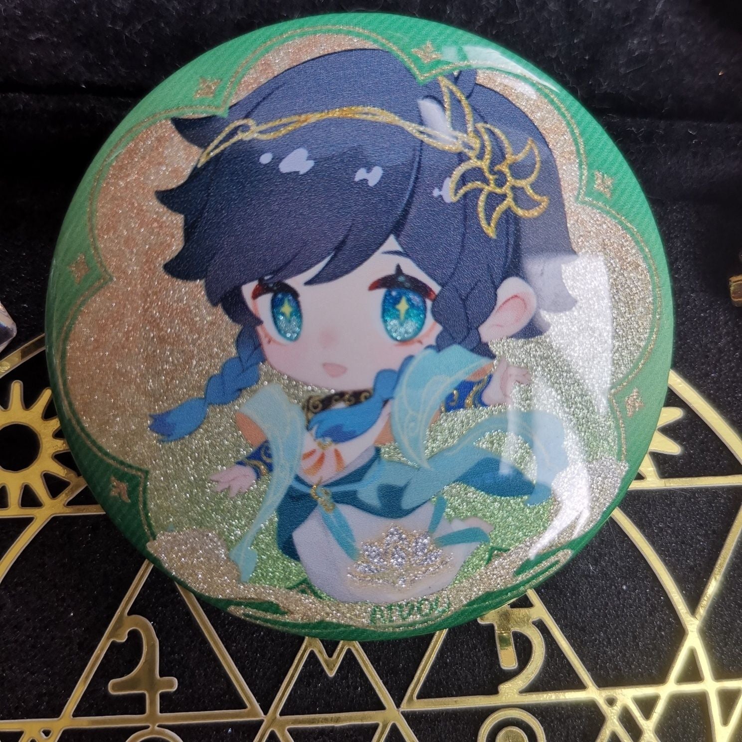 Genshin Impact | Soaring Deity Series Chibi Badges