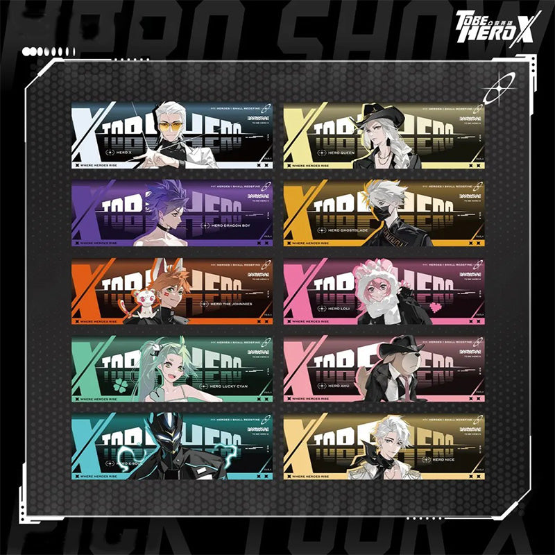 To Be Hero X | Animation HERO SHOW Series Badge Key chain Photo Card Blind Box