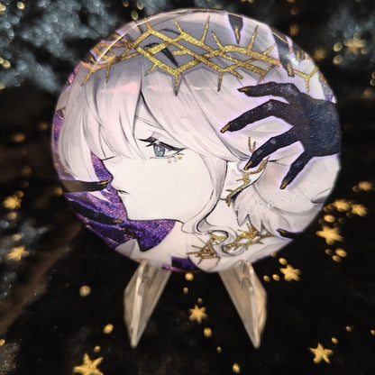 HSR Robin and Sunday Art Print Set Pin Back Buttons Prints Honkai Star Rail