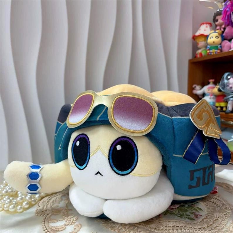 Honkai Stair Rail | Aventurine Handmade cat cake Plushie Toy(25cm)