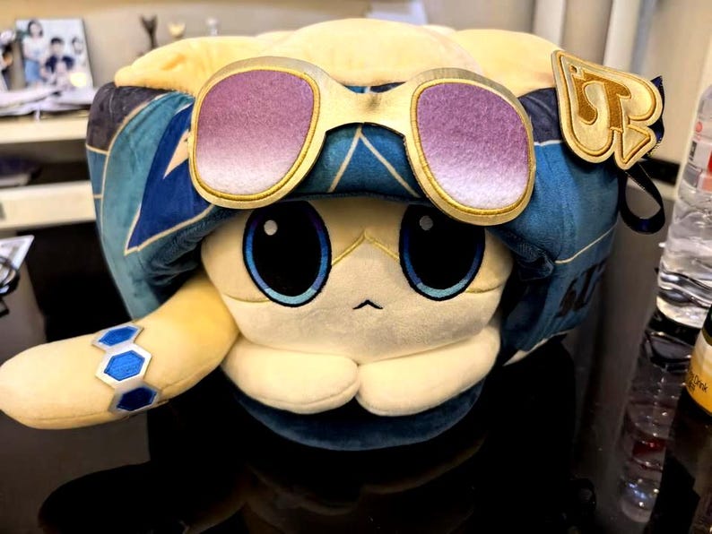 Honkai Stair Rail | Aventurine Handmade cat cake Plushie Toy(25cm)