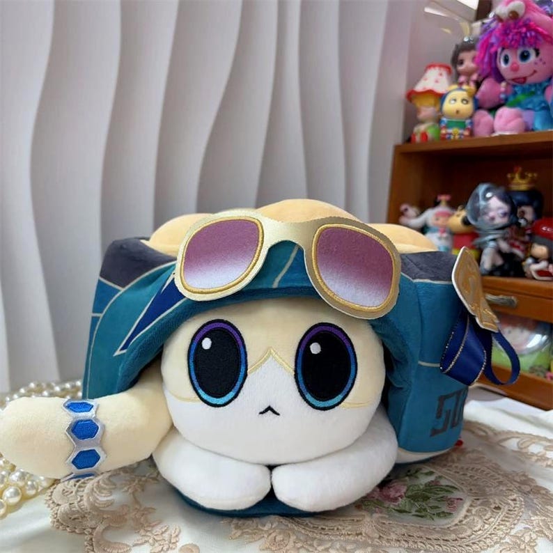 Honkai Stair Rail | Aventurine Handmade cat cake Plushie Toy(25cm)