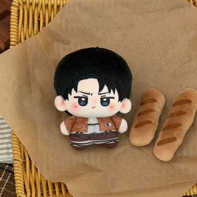 AOT | Cute Cotton Doll Key Chain 10CM Eren Mikasa